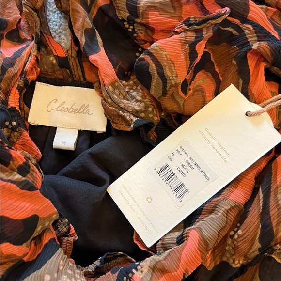 NWT Cleobella Paige Printed Midi Dress - Picture 10 of 13
